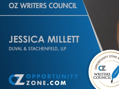 Tax Chair, Jessica Millett, Pens Article for Opportunity Zone Magazine