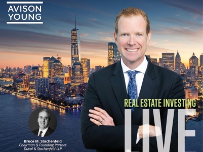 Founding Partner and Chairman Bruce Stachenfeld joined James Nelson on his "Real Estate Investing- Live From New York" podcast